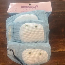 Impala Skate 3-Piece Safety Gear Elbow & Knee Pads, Wrist Guards Pastel Block Sm