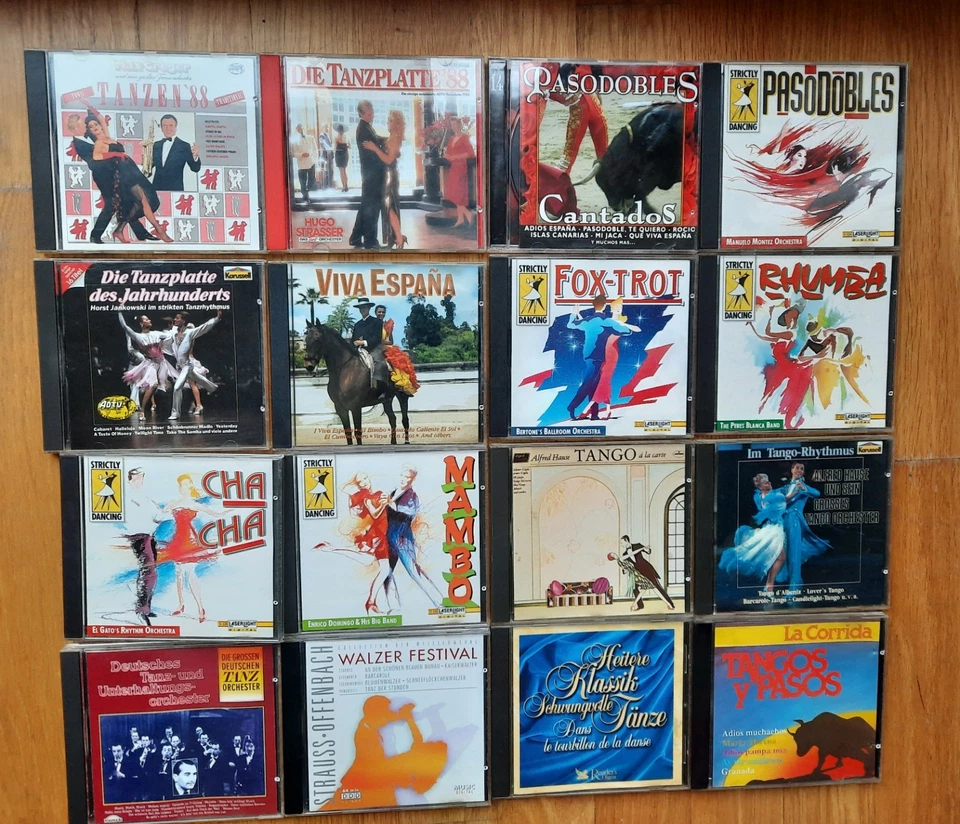 12x CD Tanzmusik Strictly dancing Rumba Mambo Chachacha  Tango Foxtrott Walzer