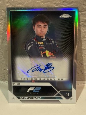 2023 Topps Chrome Formula 1 F1 Ayumu Iwasa Auto Autograph #CAC-AI