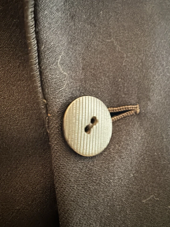 Chaqueta Esmoquin Hart Schaffner Marx Años 40 Barathea y Grosgrain ~42L Hecha en Unión Foto 4 de 4