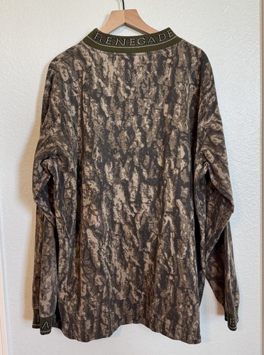 Vintage Renegade Action Sports Paintball Jersey Men’s XL 90s Timber Ghost Camo - Picture 5 of 9