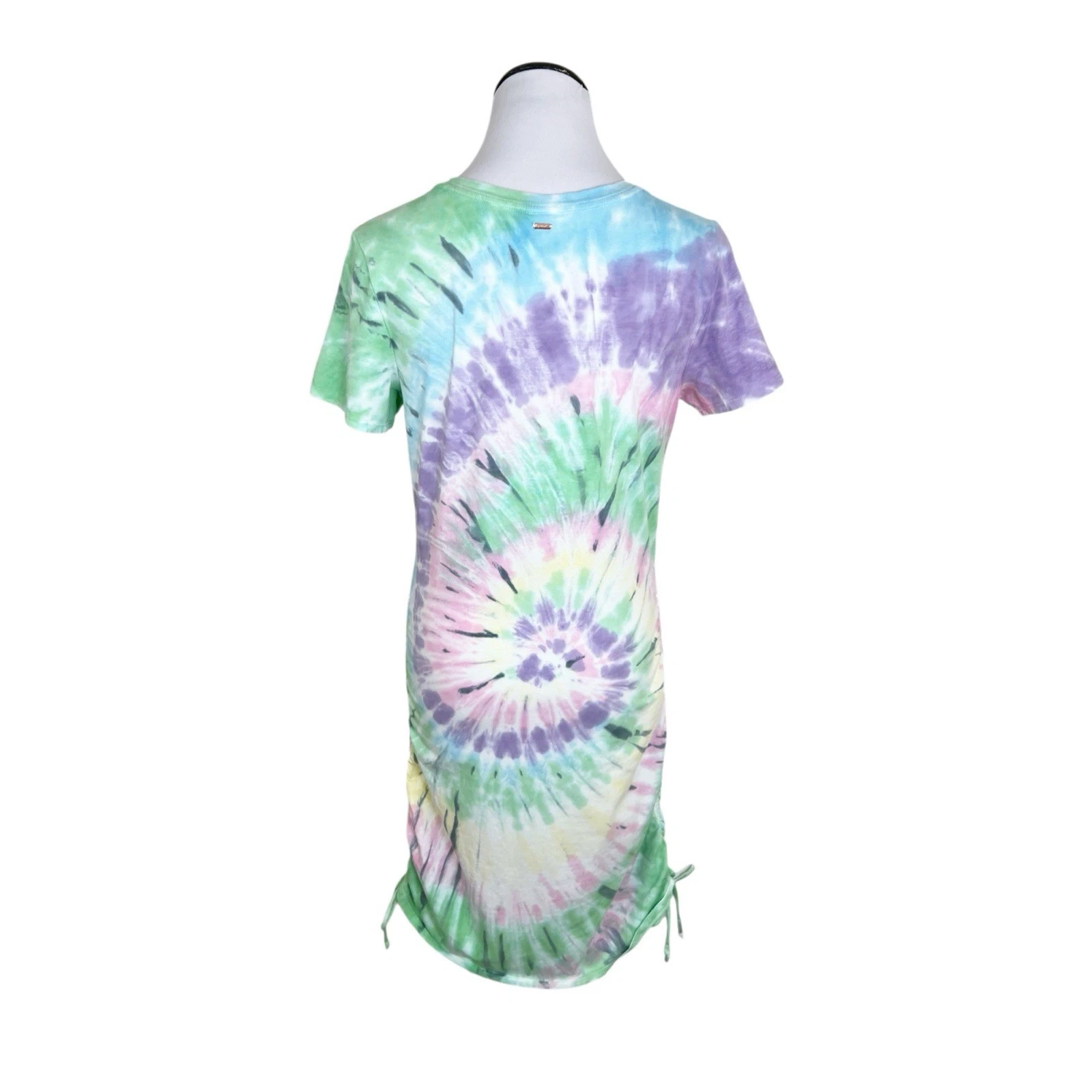 UNDERCOVER Abito T Shirt Rosa Victorias Secret Tie Dye Cotone Fiancati Taglia Media