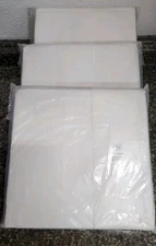 CB2 White Basketweave II Curtian Panel (2) 48x84 (1) 48x95