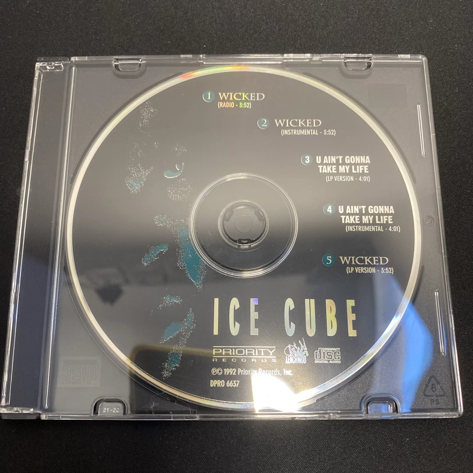 Ice Cube - Wicked Promo CD Single 1992 Disc Only RARE 🔥 Foto 3 de 3
