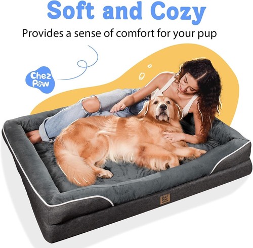 Orthopedic Washable Dog Bed XL Large Waterproof Anti Slip Cozy Support - Picture 9 of 10