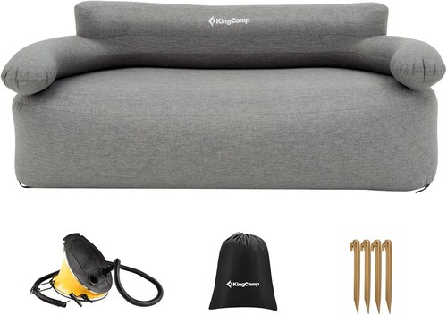 Aufblasbares Sofa Outdoor Camping Luftsofa Camping Sofa mit Rücken Armlehne A... - Bild 2 von 10