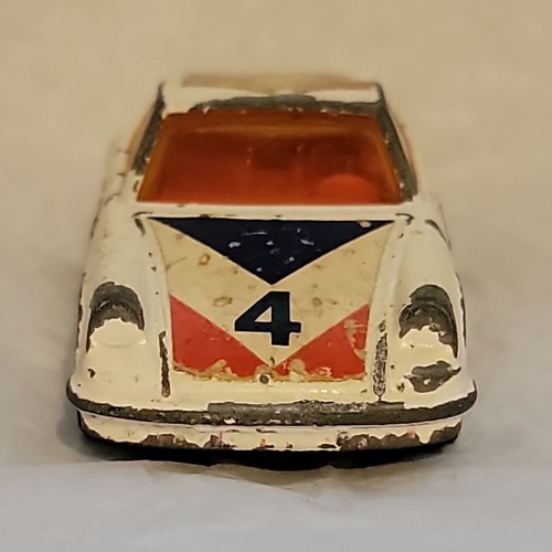 Corgi Juniors Porsche Carrera White Red Blue 4 Vintage Diecast Toy Car England - Picture 3 of 9
