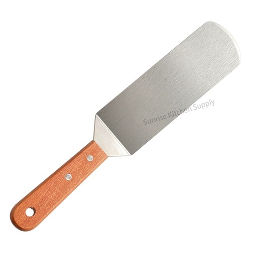 SUNRISE Stainless Steel Kitchen Spatula with Wood Handle - Picture 3 of 20