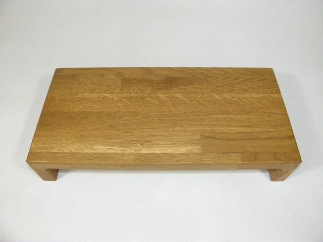 Butler Sofa Hocker Eiche Holz Schemel Ritsche Sofatablett Holzbank Yogabank Bank - Bild 2 von 4