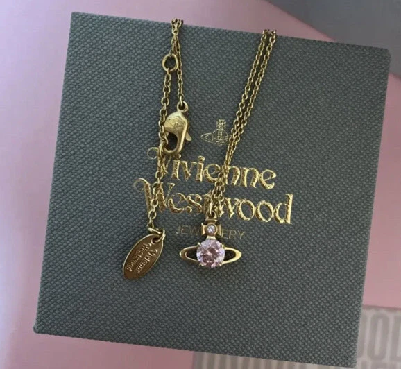 Vivienne westwood reina necklace rose gold online