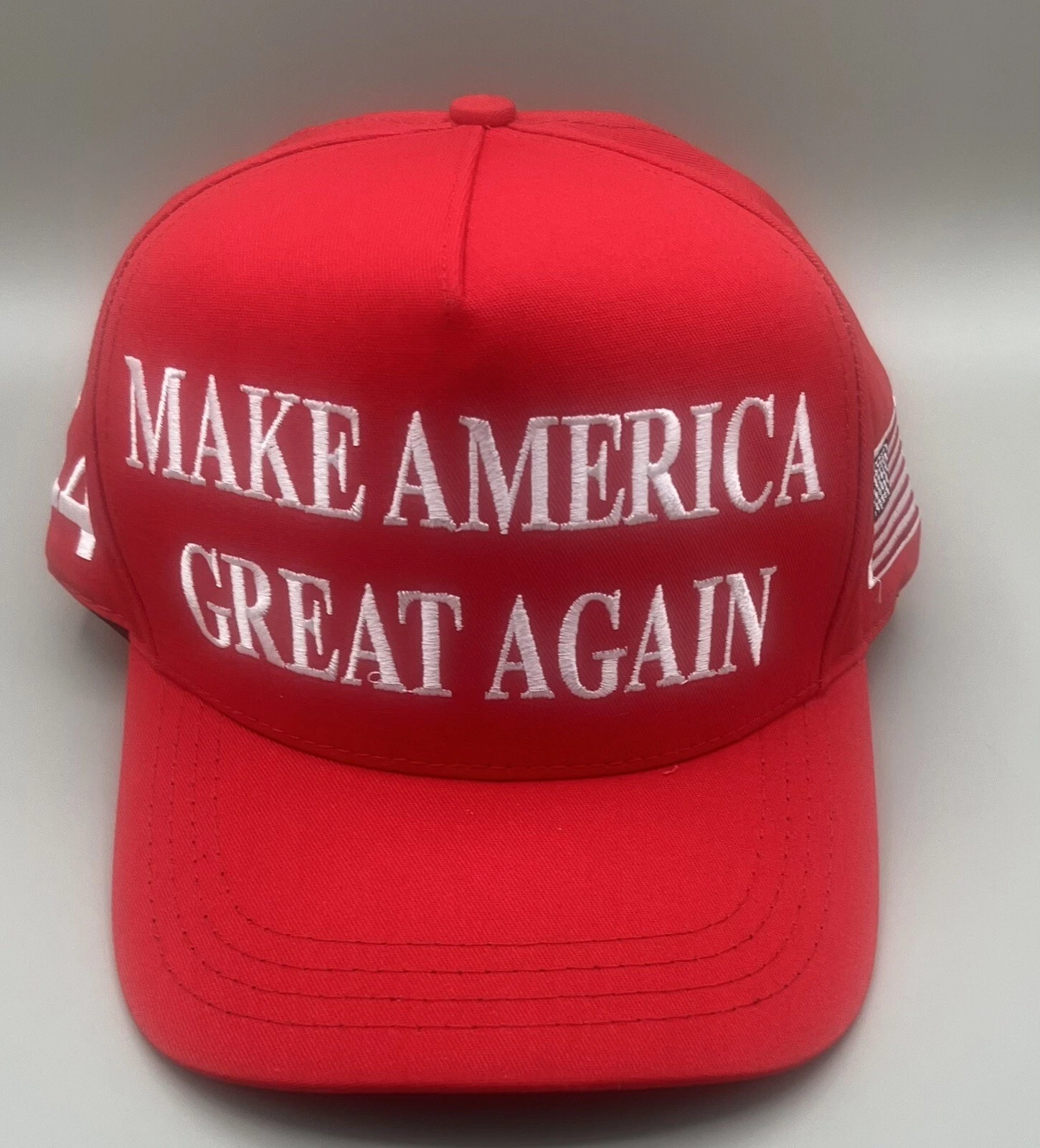 Official Trump MAGA Make America Great Again Hat Cali-Fame Red 45-47 Made In USA