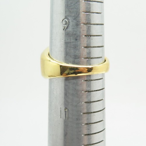 HAN 925 Sterling Silver Gold Plated Real Black Spinel & White Topaz Ring Size 10 - Picture 9 of 9