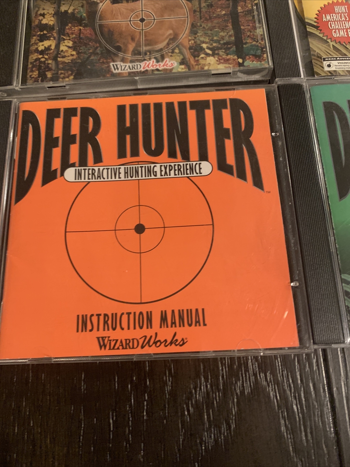 Lot Windows 95/98 HUNTING/FISHING GAMES BUNDLE VINTAGE DEER HUNTER BASS