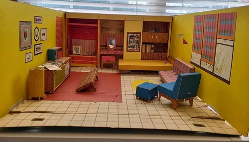 VINTAGE BARBIE'S CARDBOARD DREAM HOUSE MATTEL 1962 ORIGINAL