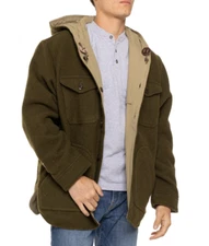 Filson Snohomish Reversible Mckinley Olive Men New Virgin Mackinaw Wool S M L XL