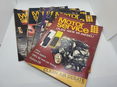 Motor Service Magazines 1982 Journal for Professional Auto Repairmen Lot/ 9 VTG