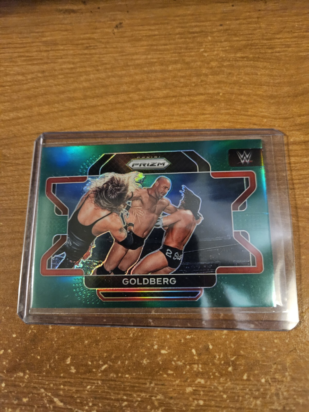 2022 PANINI PRIZM WWE WRESTLING GREEN #33 GOLDBERG NM/M