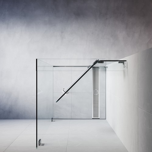 10mm Fully Frameless Shower Screen 900x900x1950mm Tempered Glass Enclosure - Picture 8 of 20