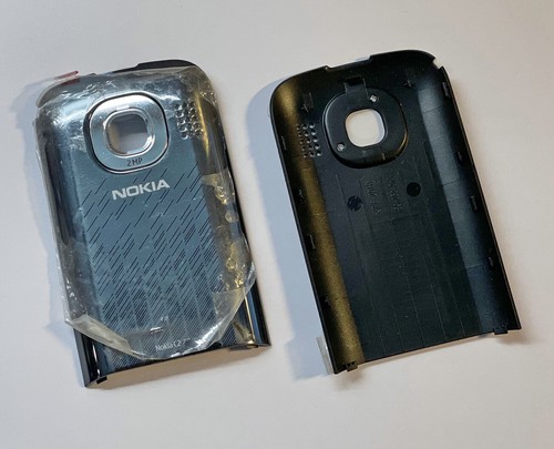 ORIGINAL NOKIA C2-02 C2-06 AKKUDECKEL BATTERY COVER REAR BACK HOUSING GREY NEU - 第 1/2 張圖片