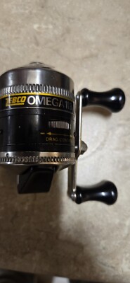 Zebco Omega 113 Vintage Ultra Light Spincast Fishing Reel Made In