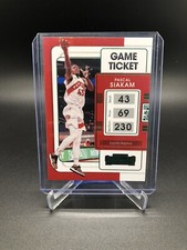 2021-22 Panini Contenders Pascal Siakam Green Parallel Game Ticket Raptors 31
