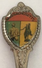 Vintage Souvenir Spoon US Collectible Massachusetts