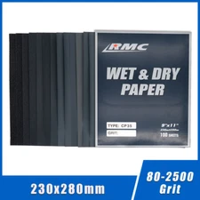 230x280mm Wet And Dry Sandpaper Sanding Polishing Abrasive Paper 80-2500 Grit