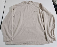 COLUMBIA Cream/Beige Polyester Pullover Sweater Mens Size XL