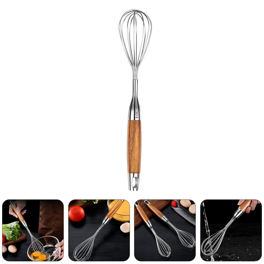 Stainless Steel Stand Mixer Whisk for Baking & Cooking - Durable Kitchen Essential-image