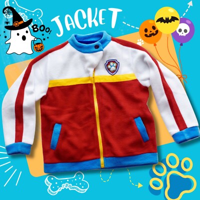 Ryder Halloween Jacket Ryder Costume Jacket Gift kids size Red