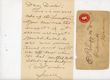 1906 Handwritten Letter & Cover Doctor E.P. Tripp Prescription & Malted Milk Tab