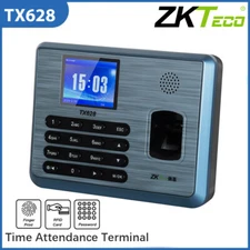 ZKTeco TX628 Time Clock Fingerprint Employee Biometric Time Attendance Machine