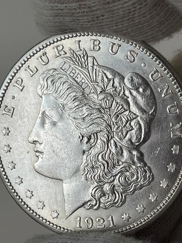 1921-S Morgan Silver Dollar in AU Condition with lots of Mint Luster