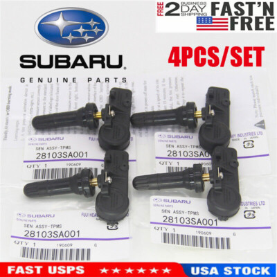 #ad 4X Genuine OEM TPMS Tire Pressure Sensors 28103SA001 28103AJ00A For Subaru WRX $32.99