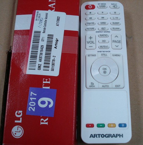 Artograph Inspire1000 Digital Projector Remote Control Flare150 NIB LED 200 300 - Picture 2 of 9