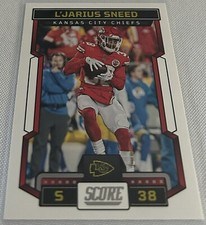 2023 Panini Score Football L'Jarius Sneed Kansas City Chiefs base card #127