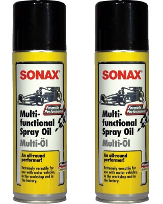 Sonax 2x PACK Multifunktionsöl Rostlöser Pflege-Spray Schmier-Mittel Kriech-Öl