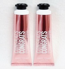 2 Bath Body Works CONGRATS COOL MINT Shea Butter Hand Cream Travel Mini 1 oz