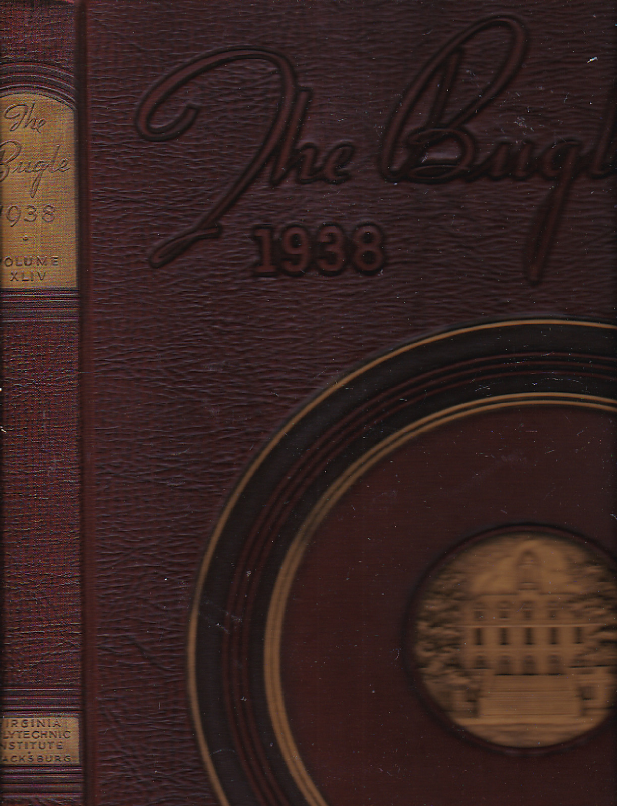 1938 Bugle, Yearbook of Virginia Polytechnic Institute, Blacksburg VA