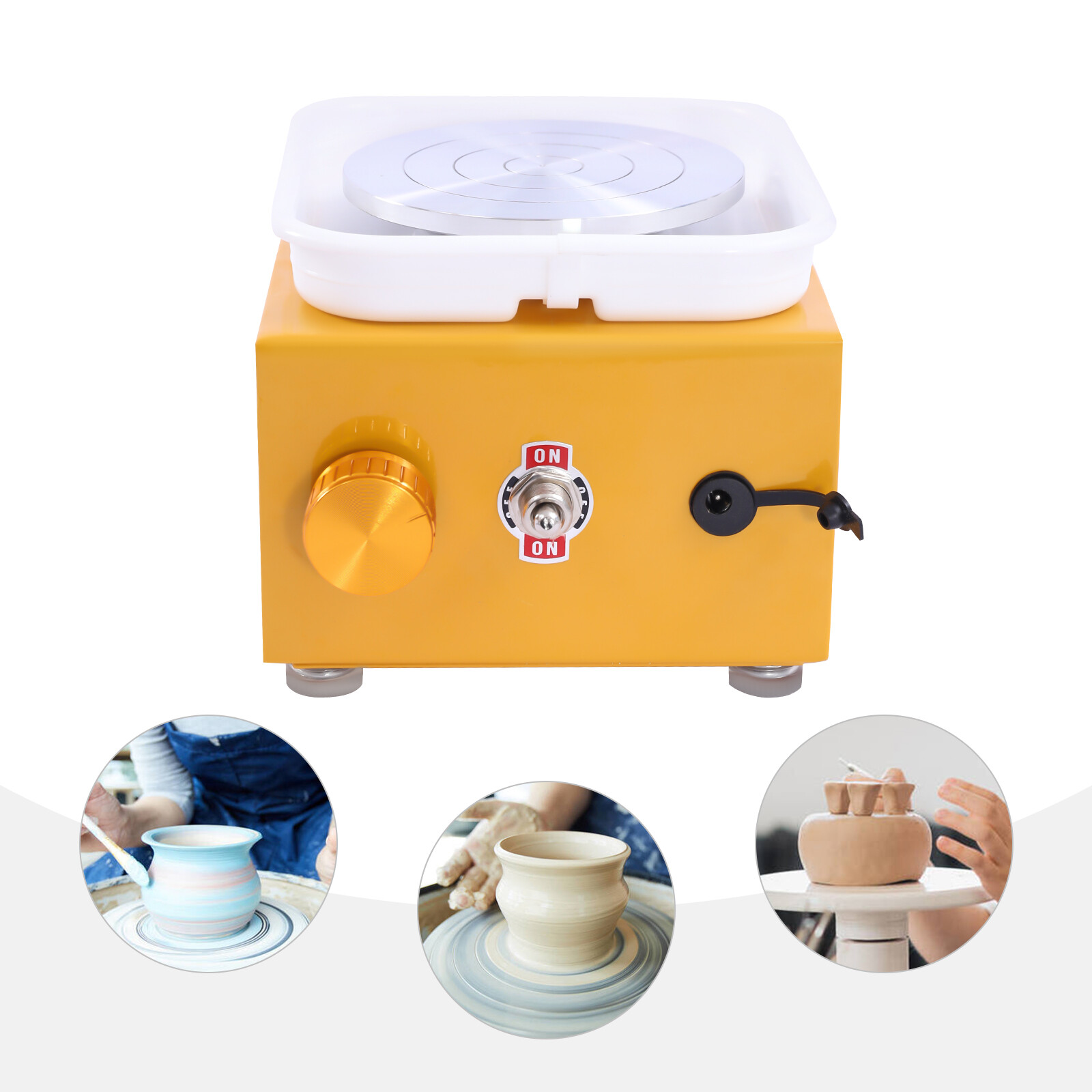 Mini DIY Electric Pottery Wheel Machine Hand Tool for Ceramic Work Clay Craft eBay