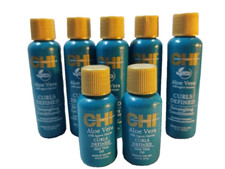 7 Chi Curls Defined Aloe Vera Oil Blend W/ Agave Nectar .5oz 1 oz Travel Minis
