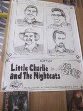 Little Charlie and The Nightcaps 1989 The Big Break Promo Poster Blues