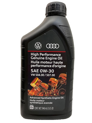 GENUINE Volkswagen High Performance Genuine Engine Oil SAE 0W-30 VW