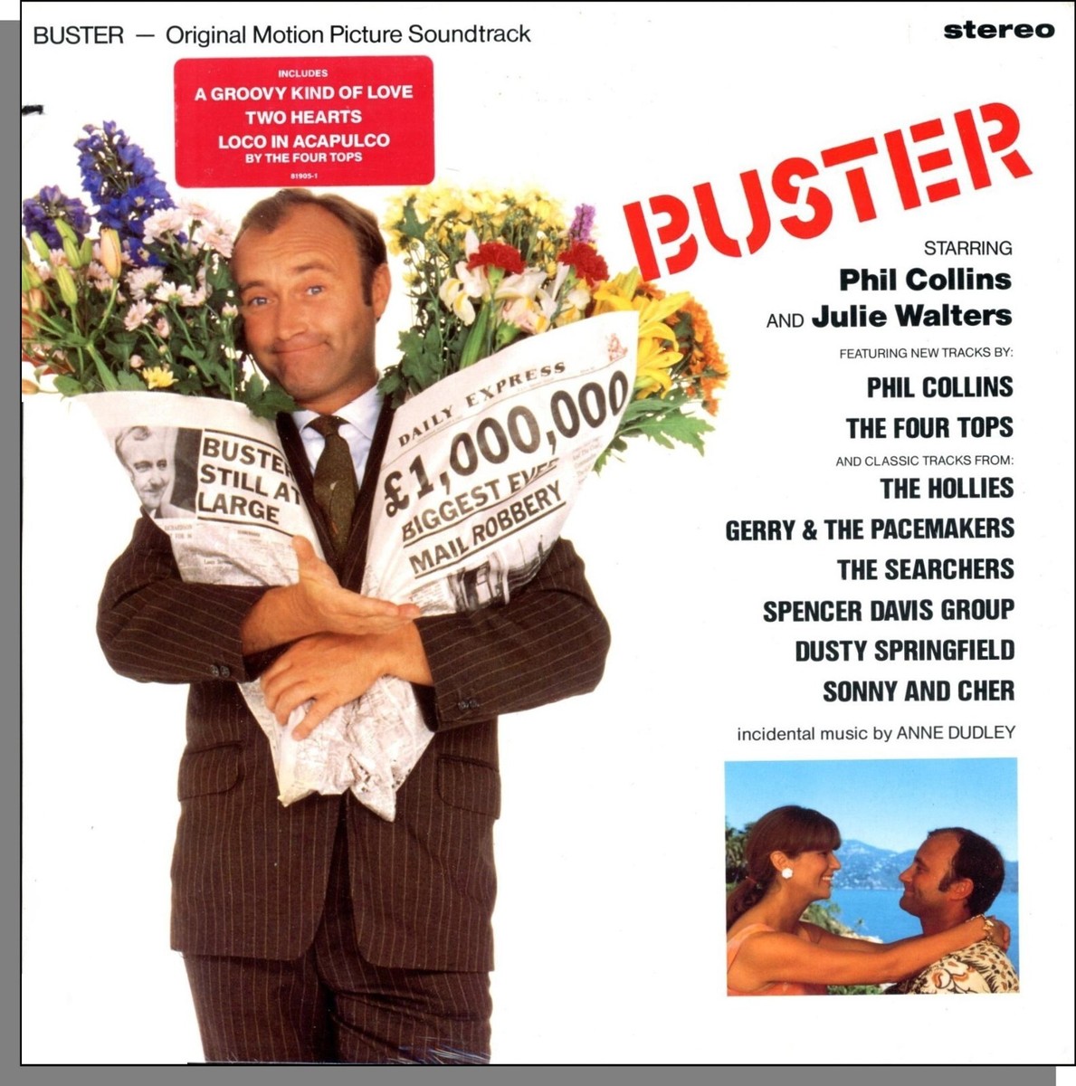 Buster - New 1988 Promo Soundtrack LP Record! Phil Collins