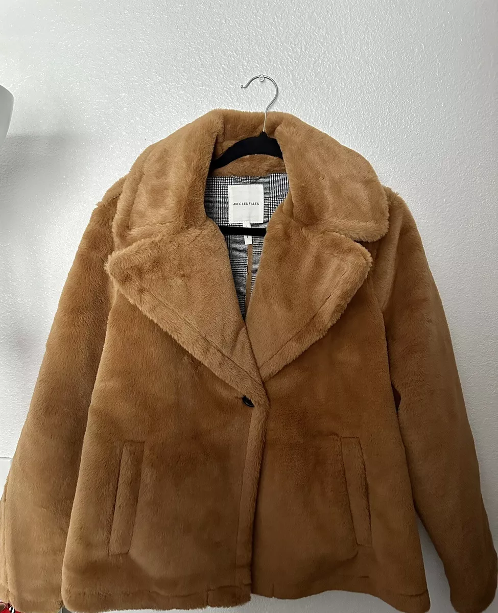 Avec les filles faux fur clearance jacket