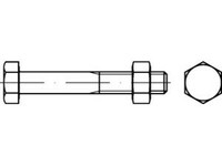 200 X Sechskantschrauben Galvanisch Verzinkt DIN 601-555/M10X30 VE200, CAB Faste