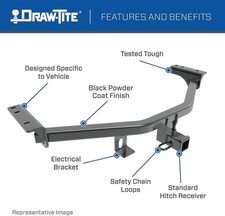 Blazer Acadia Trailer Hitch Draw-tite 76023 Class 3 Trailer Hitch 2 Receiver