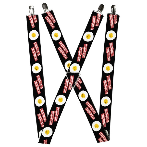 Buckle-Down Unisex Adult Suspenders 1.5-Inch Wide Regular Red (Us Import)-image