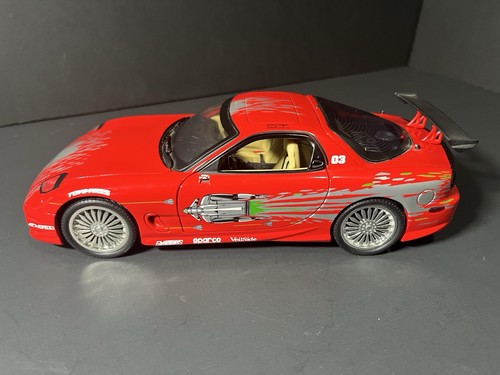 Racing Champions 1993 Mazda RX-7 The Fast And The Furious 1:18 - Damaged READ - Picture 2 of 15
