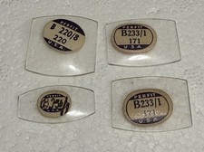 Lot Of 4 Perfit Glass Watch Crystals B220/8 B230/1 2 B233/1 New Old Stock